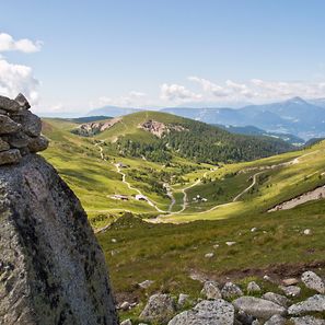 Aussicht beim Wandern in der Ferienregion Hafling & Meran 2000